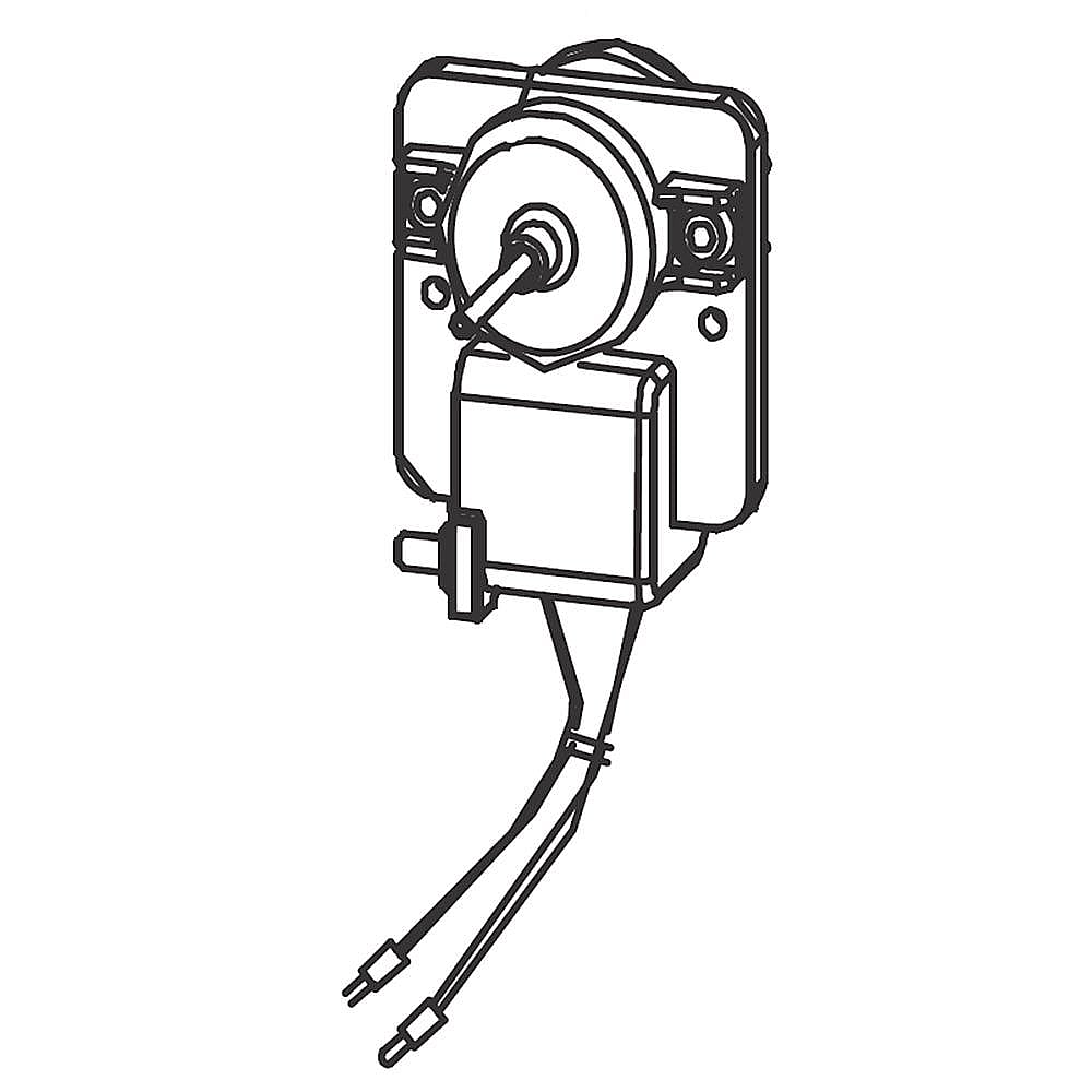Frigidaire Part #5304491053, Refrigerator Evaporator Fan Motor | 10.15 x 4.25 x 3.30