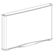 Refrigerator Freezer Door Assembly (silver Mist) 5304491298
