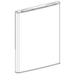 Refrigerator Door Assembly (black) for Frigidaire FFET1022QW0 - Part 5304491304