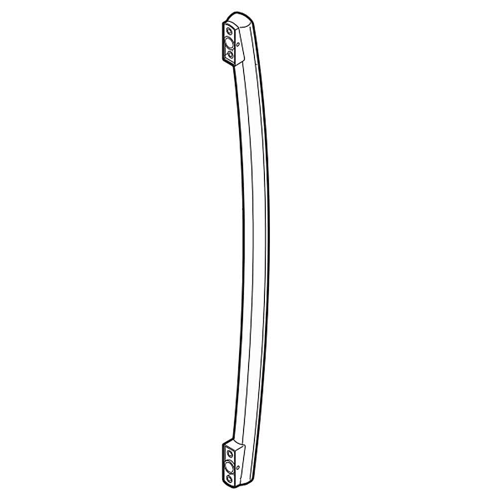 Part #5304493974, Tappan Freezer Door Handle (White) / 34.30 x 6.00 x 3.70