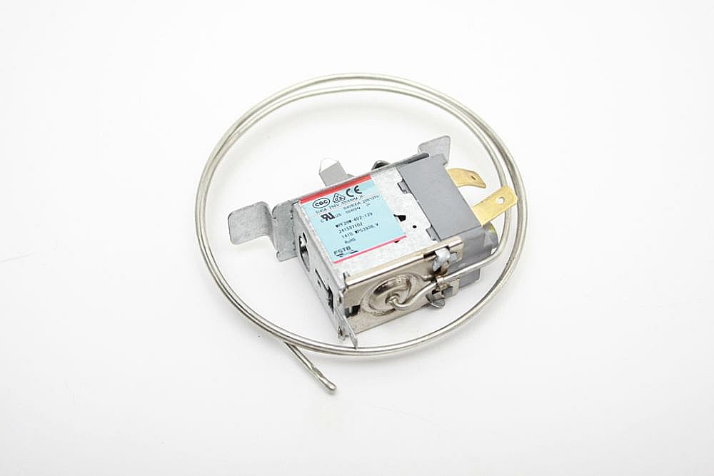 Part #5304496561, Refrigerator Freezer Temperature Control Thermostat (Replaces 5304421067, 5304421768) / 7.40 x 6.35 x 1.55