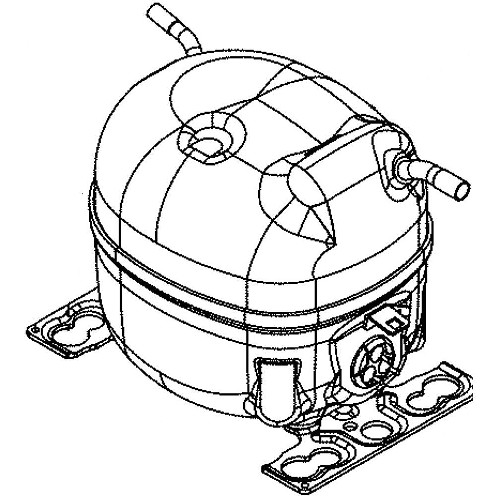 Photo of Part #5304496767, Compressor from Repair Parts Direct