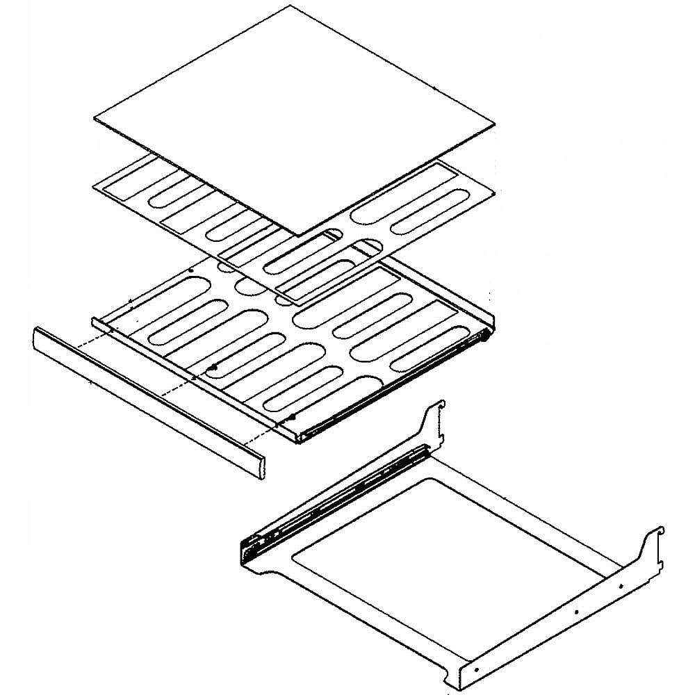 Electrolux Part #5304496866, Shelf Assembly | 22.30 x 22.00 x 4.80