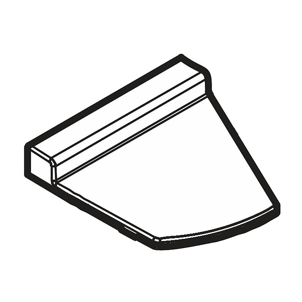 Kenmore Part #5304498918, Refrigerator Cover | 3.75 x 3.20 x 0.75