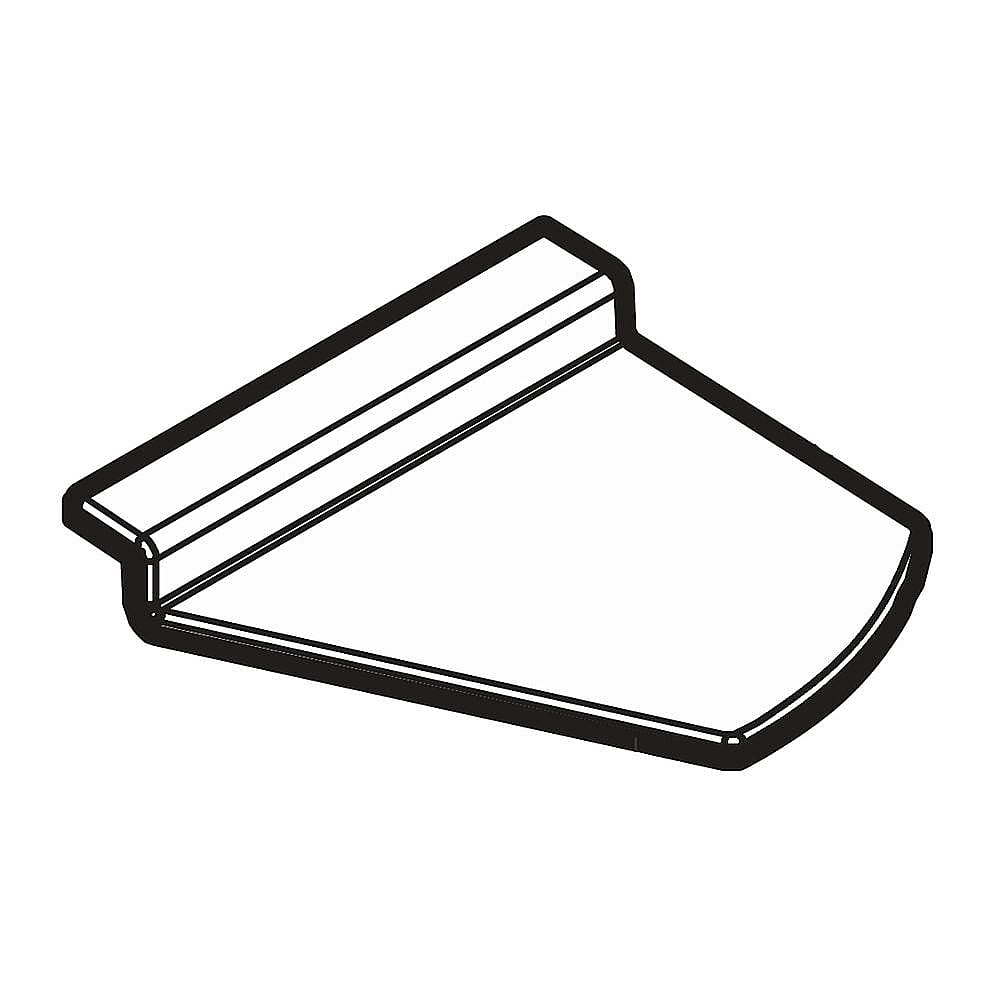 Kenmore Part #5304498921, Refrigerator Cover | 3.80 x 3.50 x 1.10