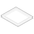Freezer Lid Outer Glass Panel