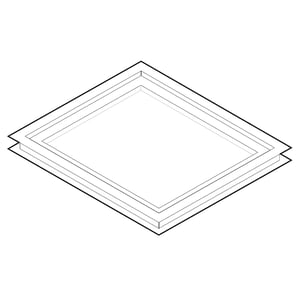 Freezer Lid Outer Glass Panel 5304502217