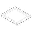 Kelvinator Freezer Lid Outer Glass Panel 5304502217