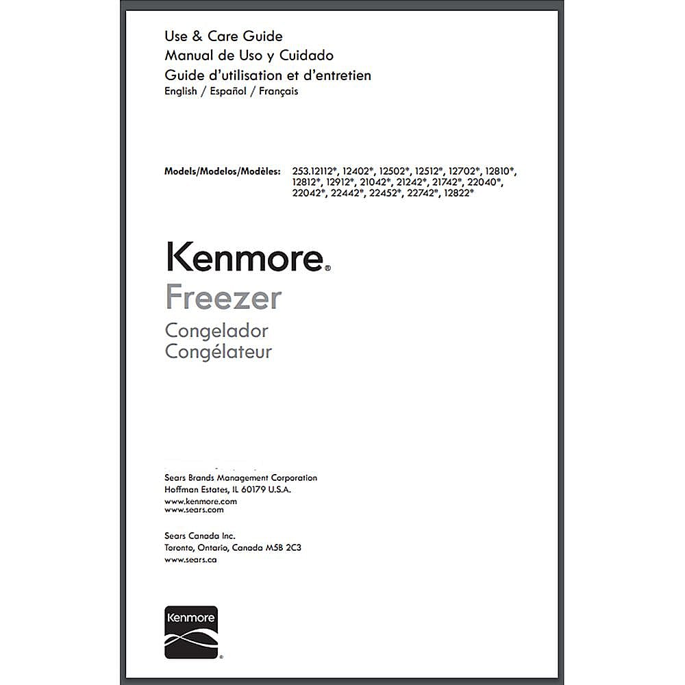 Part #5304503166, Use And Care Guide / 15.00 x 11.00 x 0.00