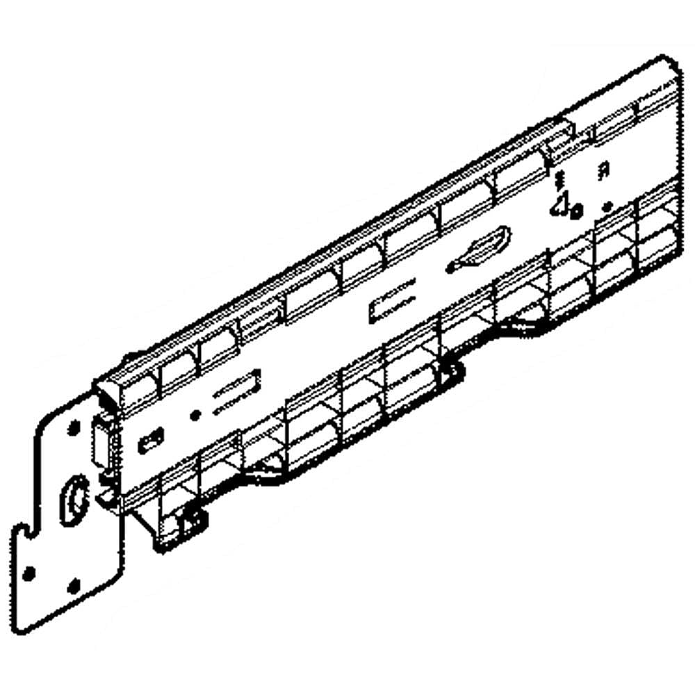 Part #5304507977, Refrigerator Freezer Basket Slide Rail Assembly, Right / 25.20 x 9.60 x 7.50