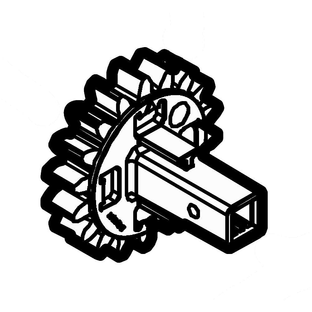 Kenmore Part #5304507999, Refrigerator Pinion | 1.90 x 1.90 x 1.85