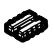 Door Bumper, Lower for Electrolux E23BC69SPS2 - Part 5304508077