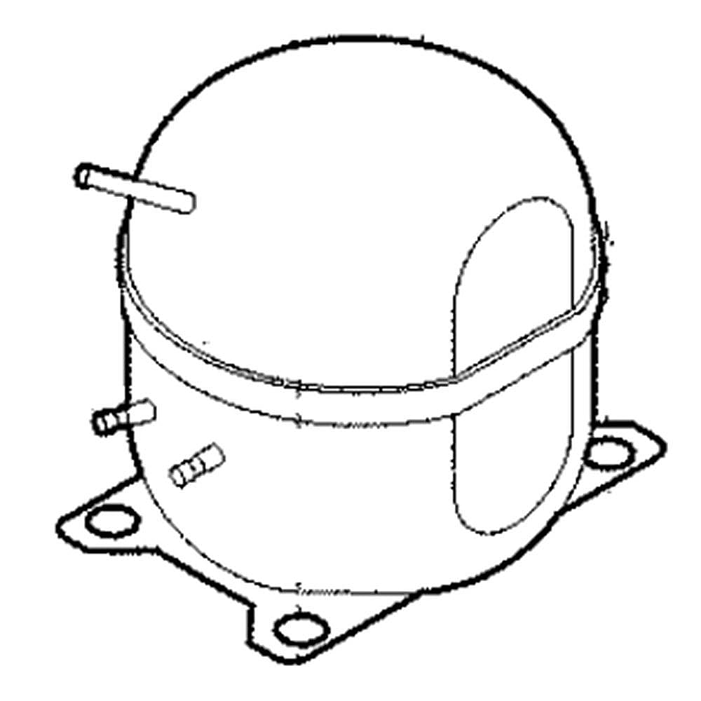 Kenmore Part #5304508742, Refrigerator Compressor | 13.30 x 12.10 x 12.10
