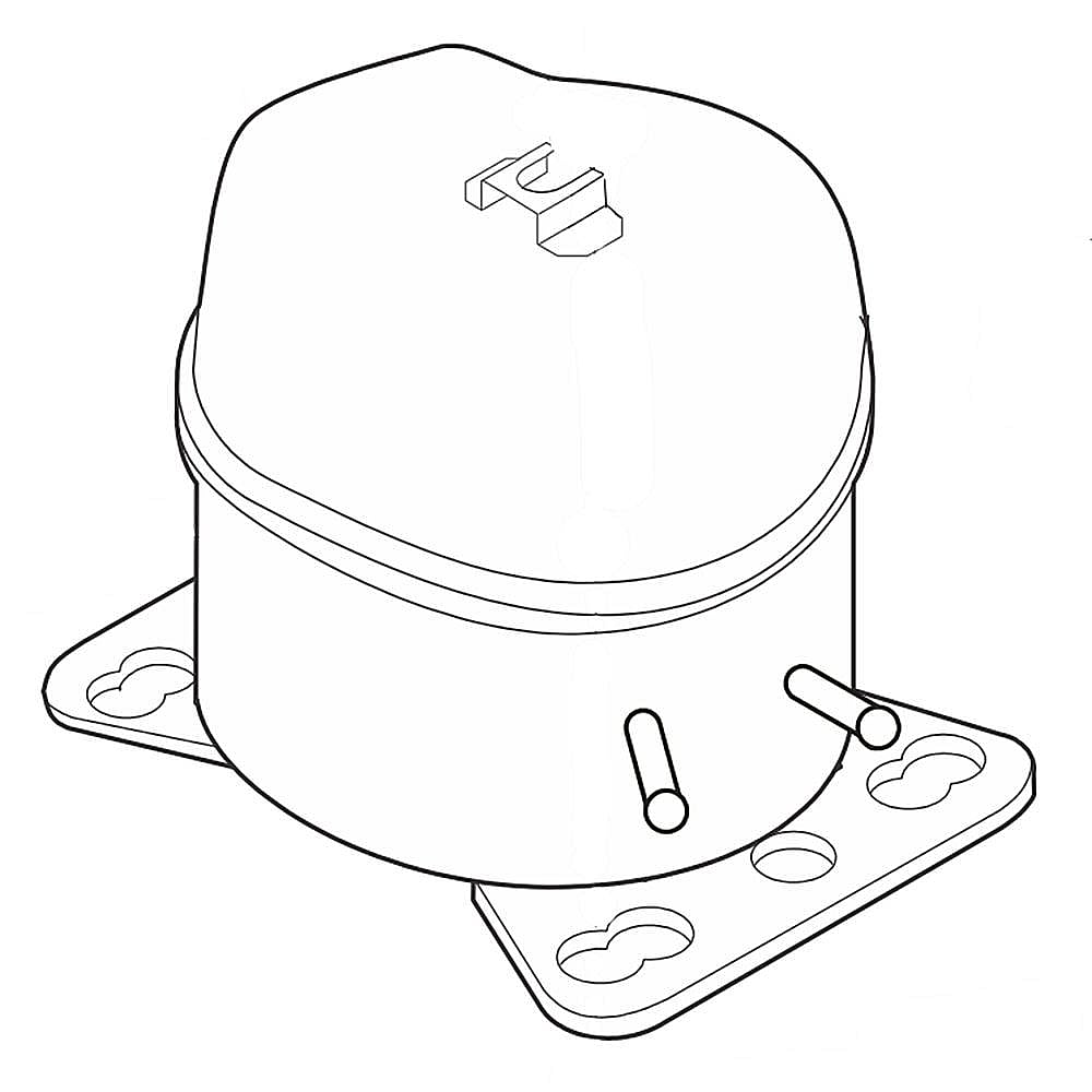 Kenmore Part #5304510816, Freezer Compressor | 13.30 x 11.70 x 11.30