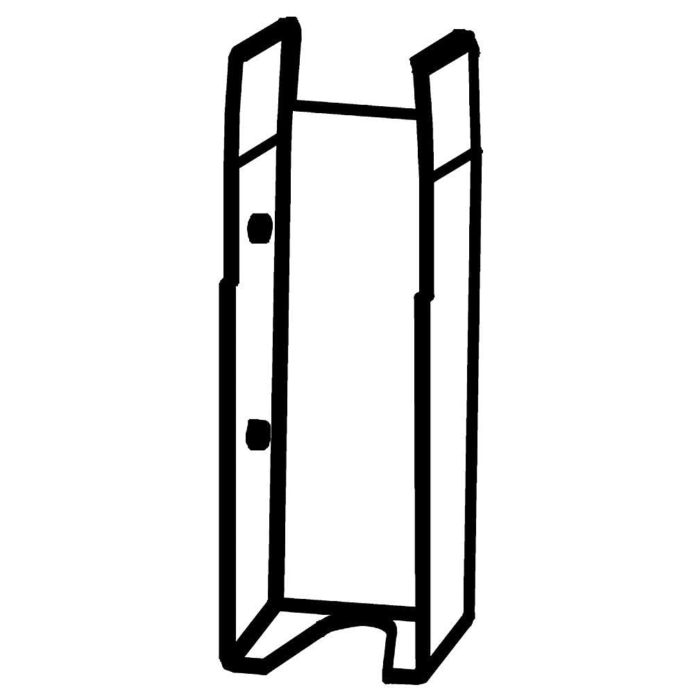 Part #5304512838, Freezer Lid Hinge Cover, Lower / 6.20 x 2.60 x 1.60