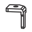 Bracket,door Closer ,metal ,rh Door Swing for Frigidaire FFET1022UB - Part 5304518484