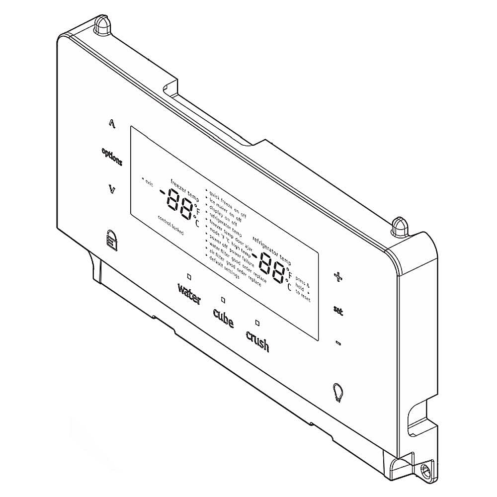 Part #5304518821, Refrigerator Dispenser User Interface Control / 11.00 x 6.55 x 1.65
