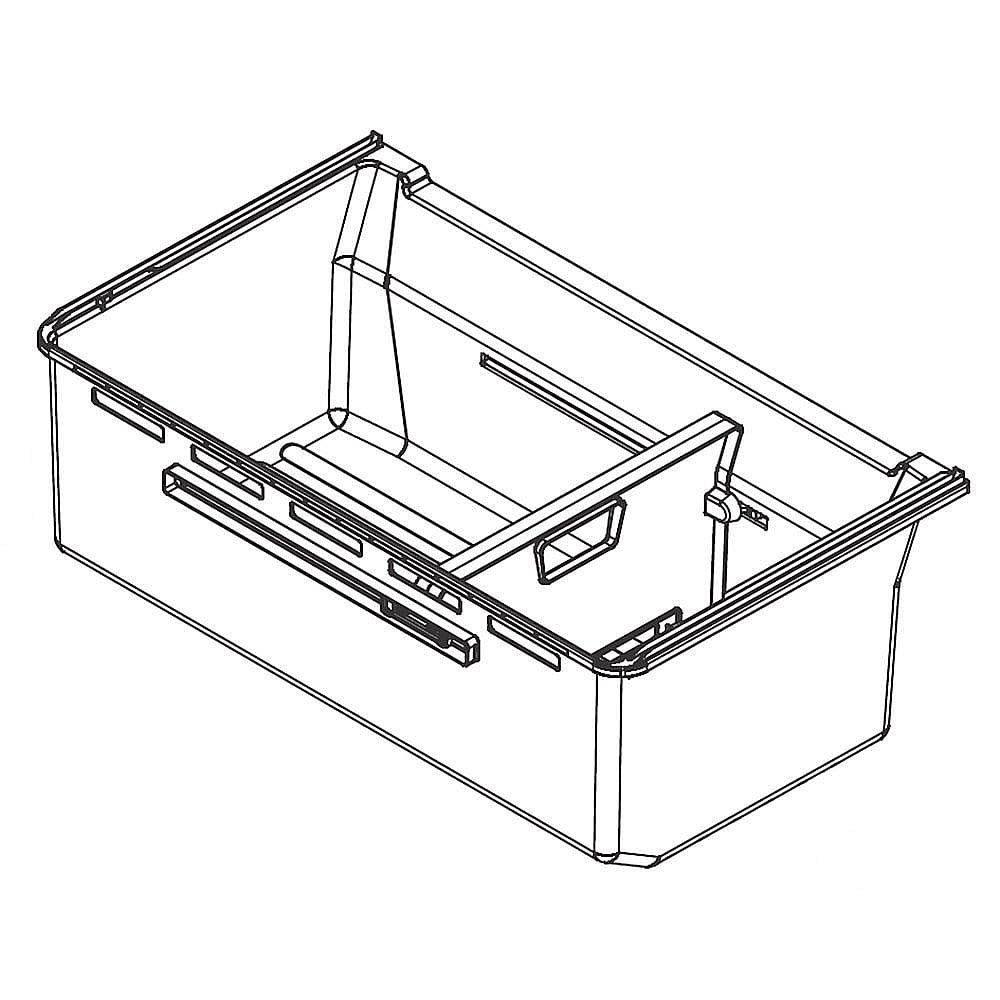 Frigidaire Part #5304519057, Basket Assem | 26.70 x 16.10 x 12.10