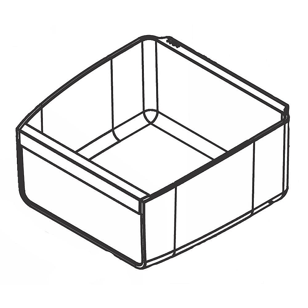 Part #5304519074, Frigidaire Bin / 12.70 x 12.15 x 4.05