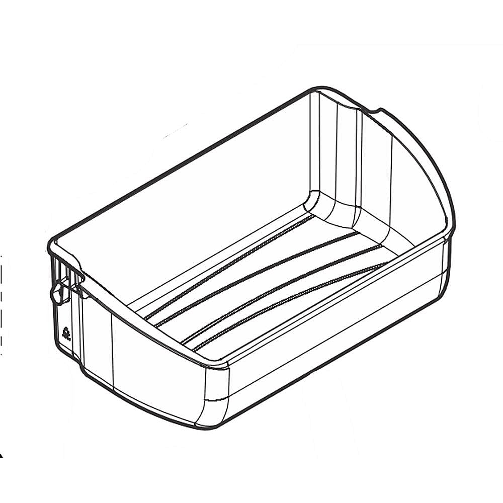 Frigidaire Part #5304519468, Refrigerator Door Gallon Bin, Lower | 15.05 x 9.15 x 4.95