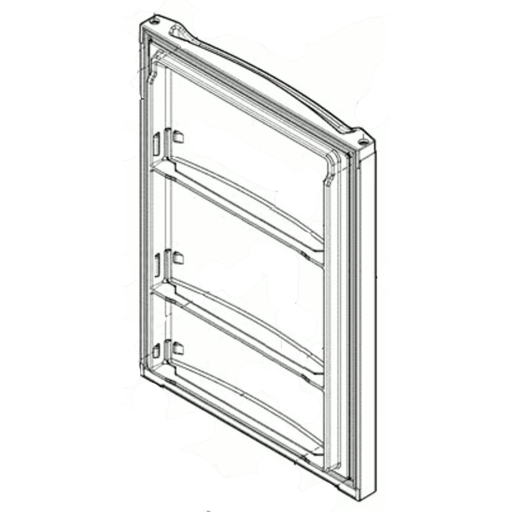 Frigidaire Part #5304520455, Refrigerator Door Assembly (White)
