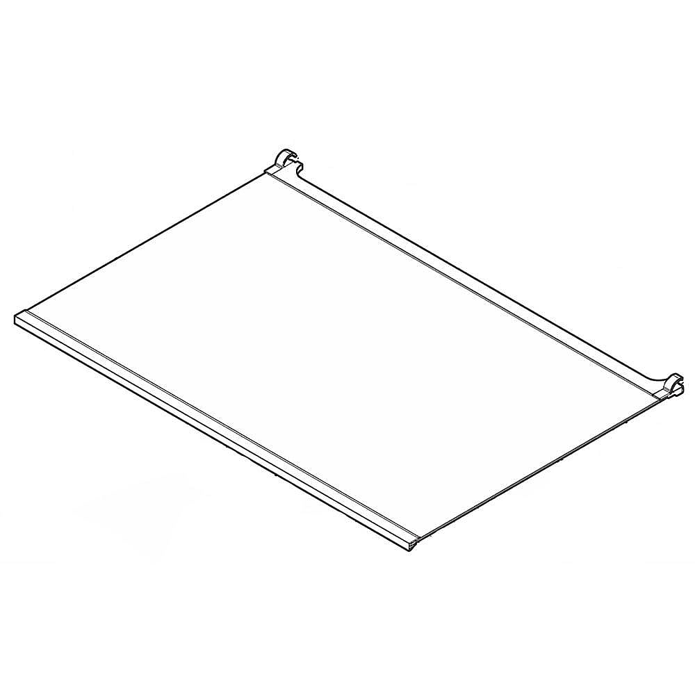 Part #5304520483, Refrigerator Glass Shelf Assembly / 23.00 x 16.25 x 0.75