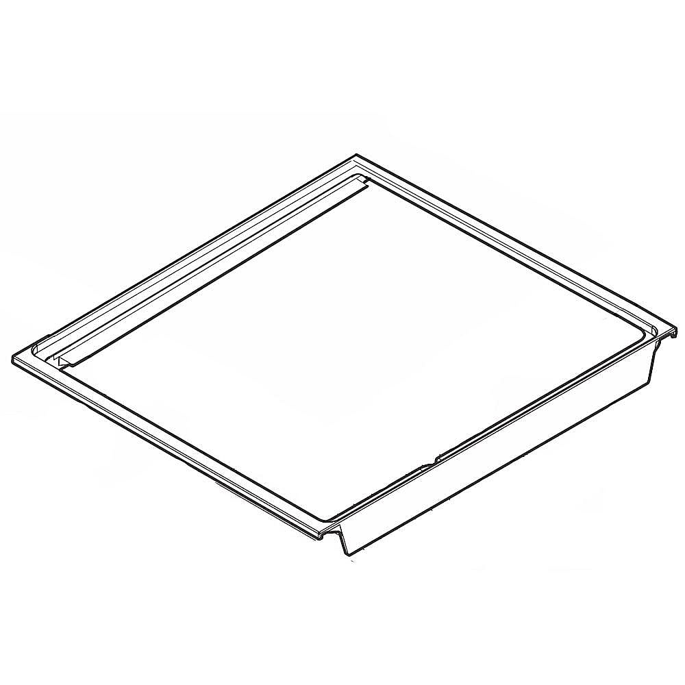 Part #5304520484, Refrigerator Deli Drawer Cover Frame / 16.80 x 13.50 x 6.00