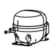 Compressor for Frigidaire FFFU16F2VV - Part 5304521534