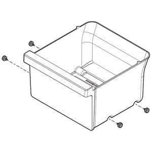 Refrigerator Crisper Drawer Assembly 5304522242