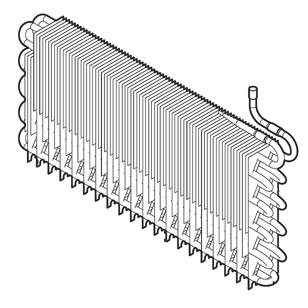 Part #5304522324, Evaporator, assembly / 18.00 x 12.10 x 2.05