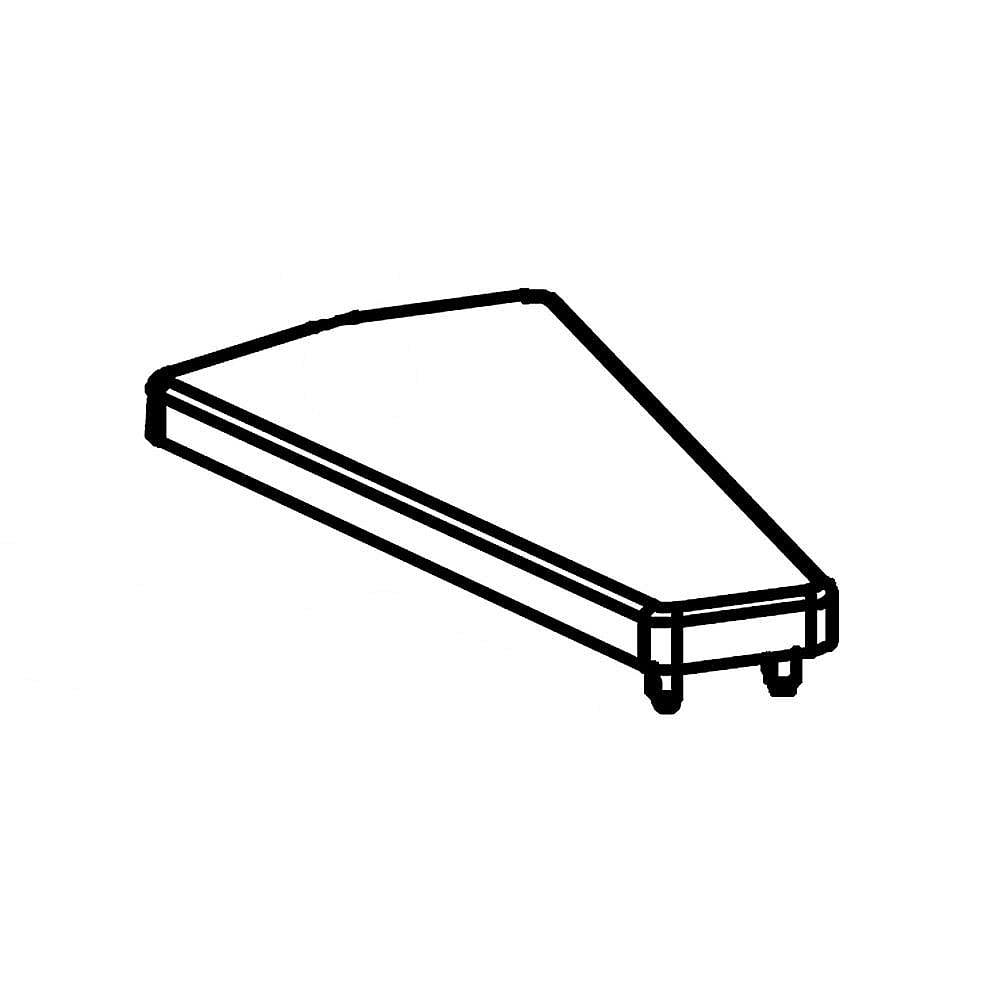 Part #5304523533, Cover, hinge Holes , white Model , upper