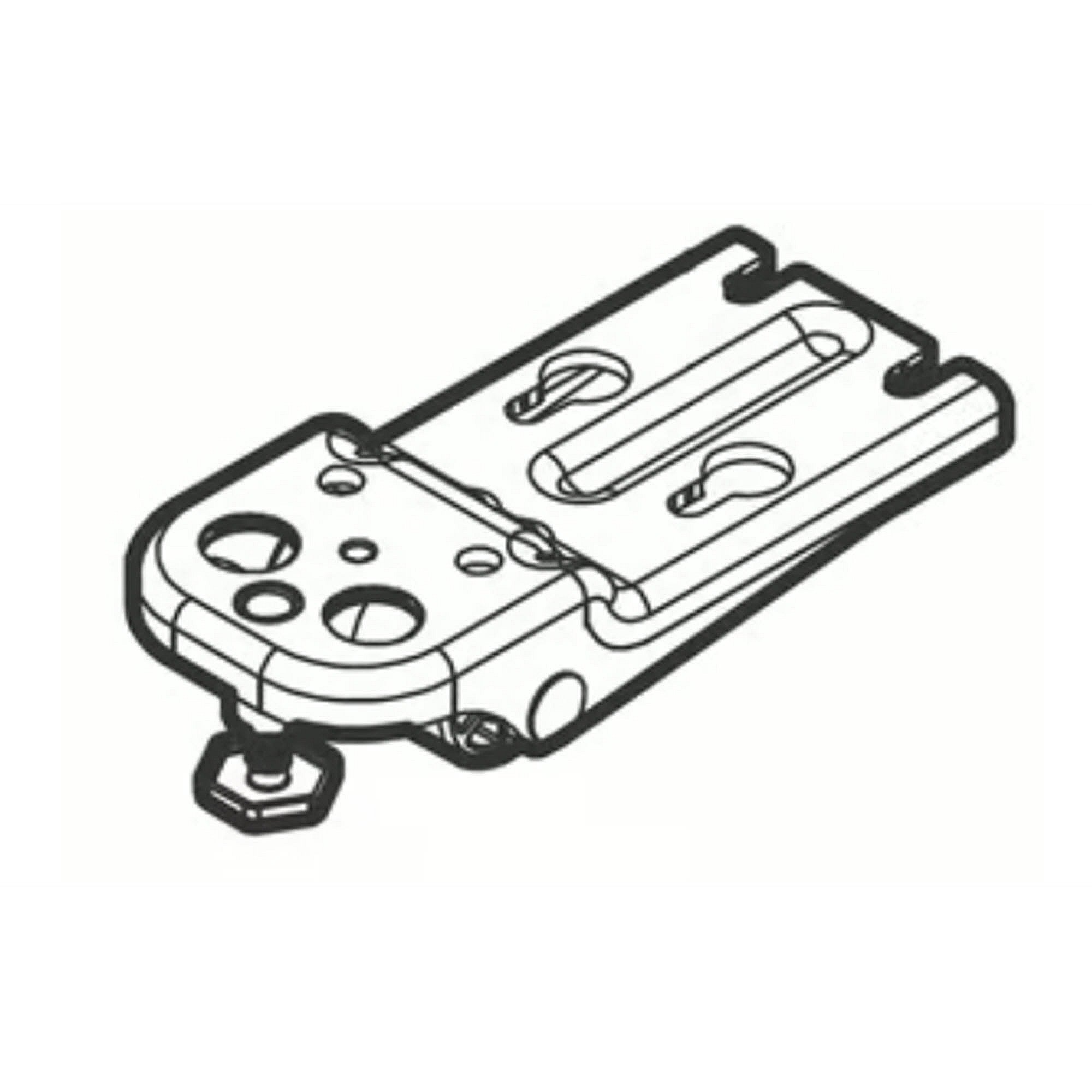 Part #5304526772, Refrigerator Door Hinge Assembly, Right Lower (White) (Replaces 5304519775)