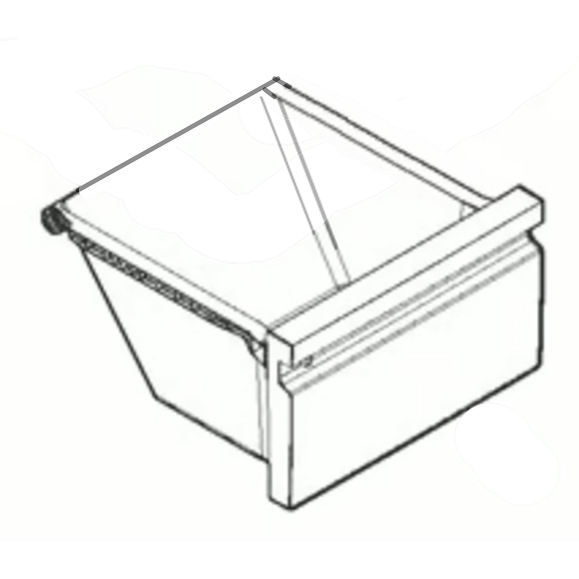 Frigidaire Part #5304526928, Crisper Pan