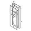 Frigidaire Refrigerator Door Assembly, Right for Frigidaire FRFG1723AV - Part 5304529288