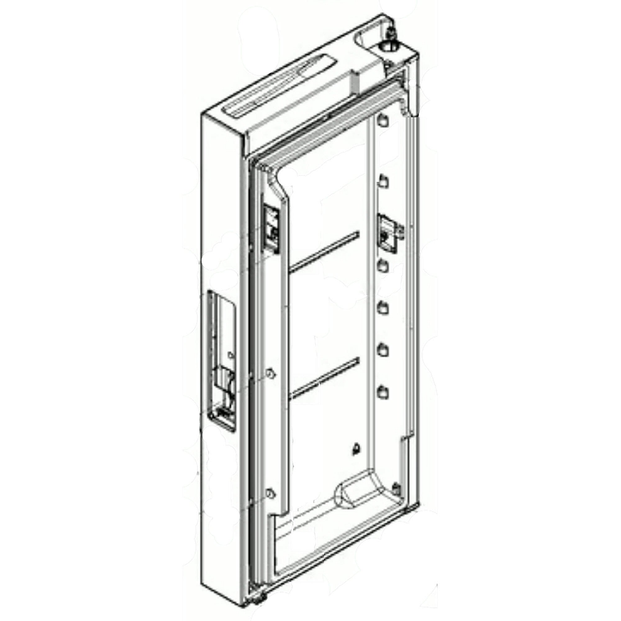 Part #5304530764, Refrigerator Door Assembly, Left (Stainless)