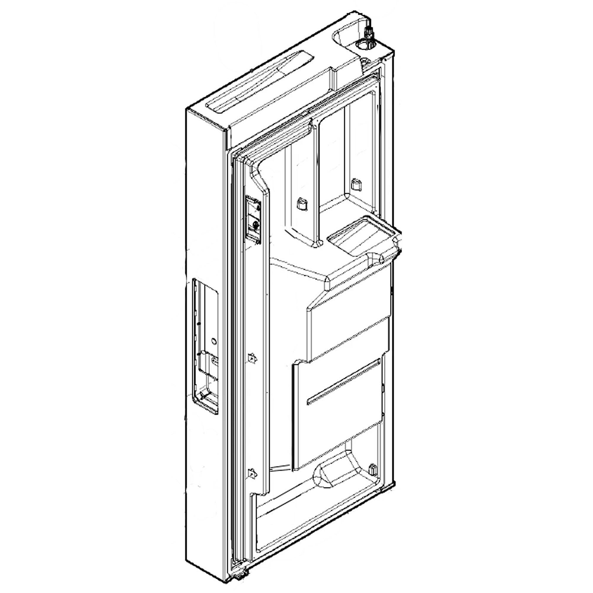 Frigidaire Part #5304530766, Refrigerator Door Assembly, Left