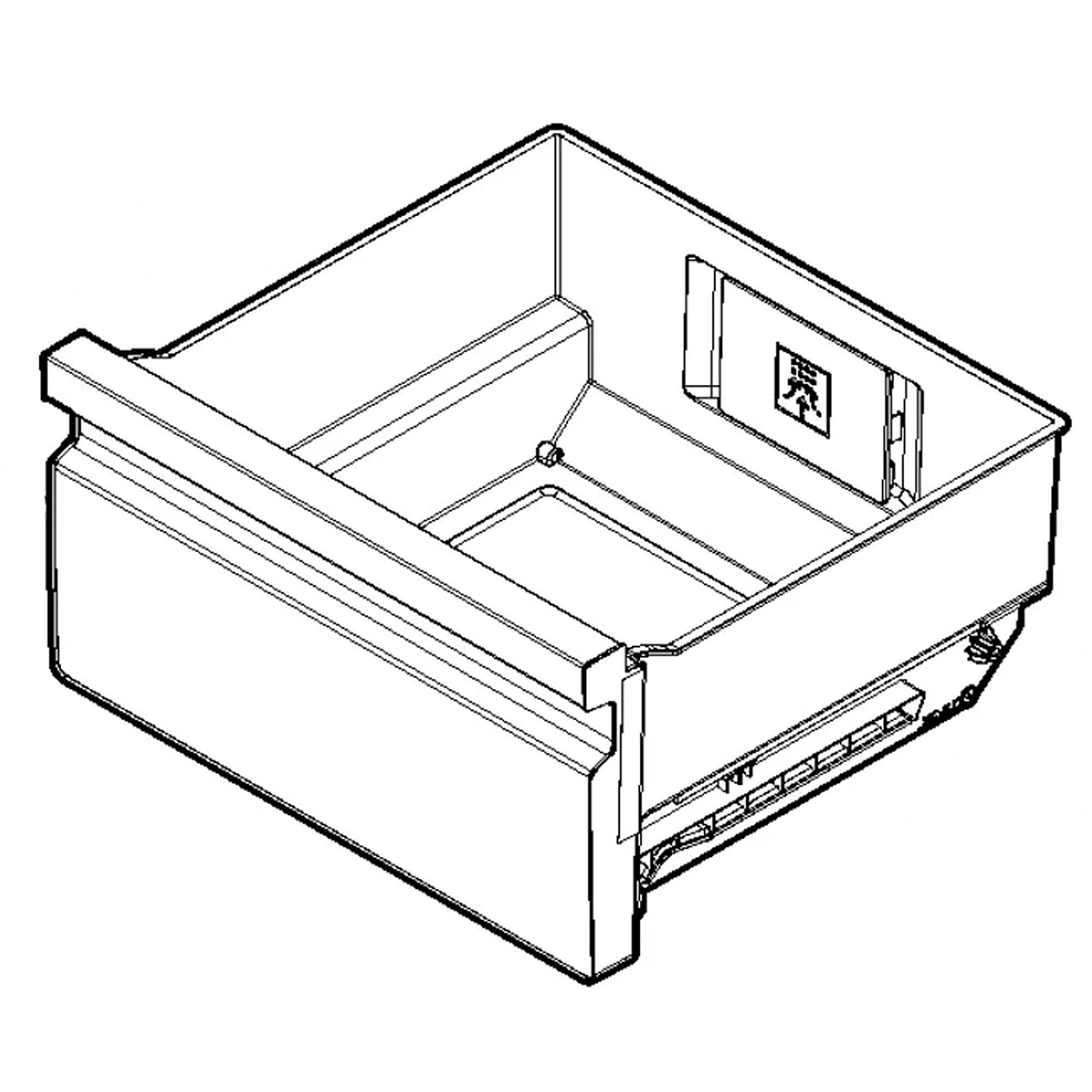 Photo of Part #5304533737, Crisper Pan from Repair Parts Direct
