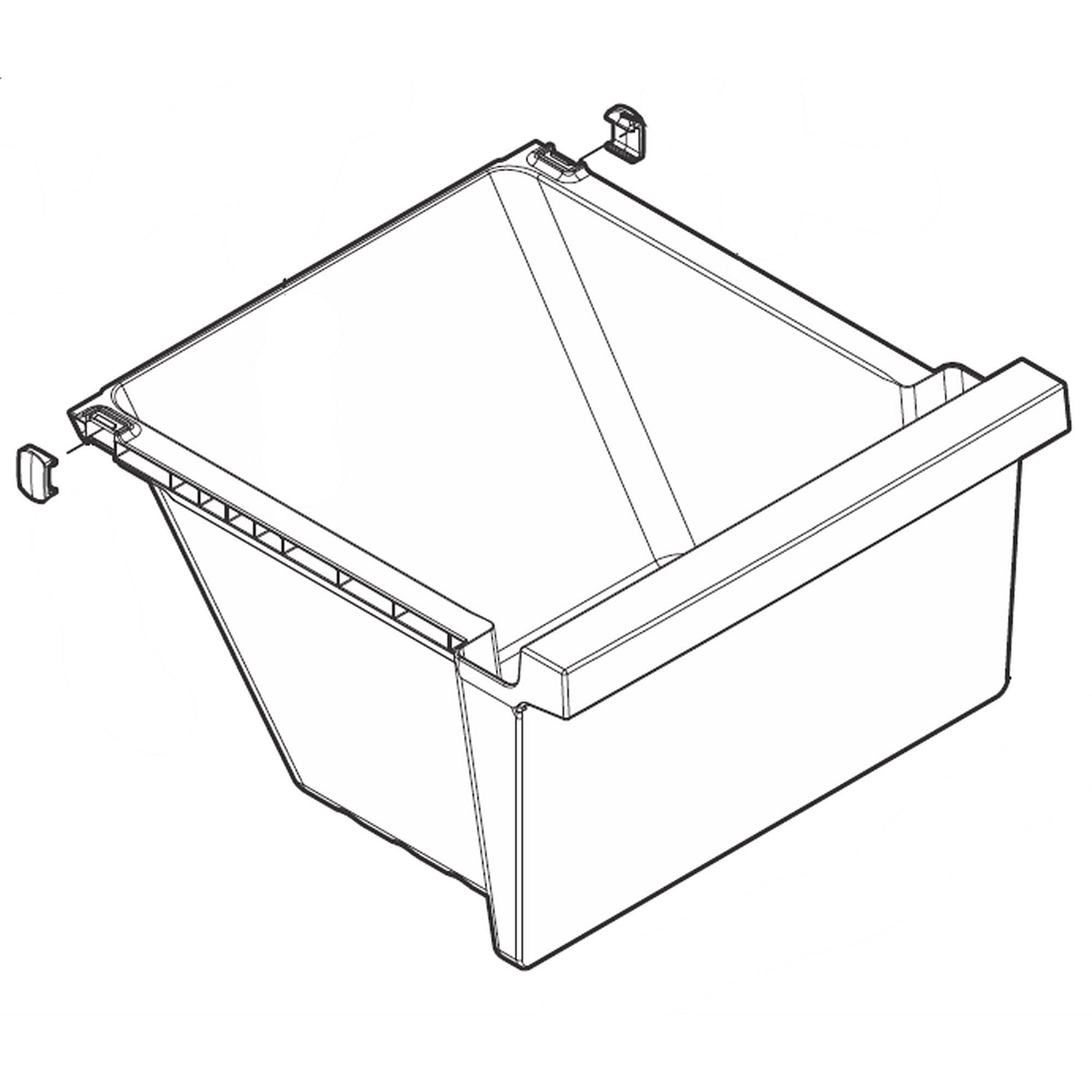 Part #5304536307, Crisper Pan