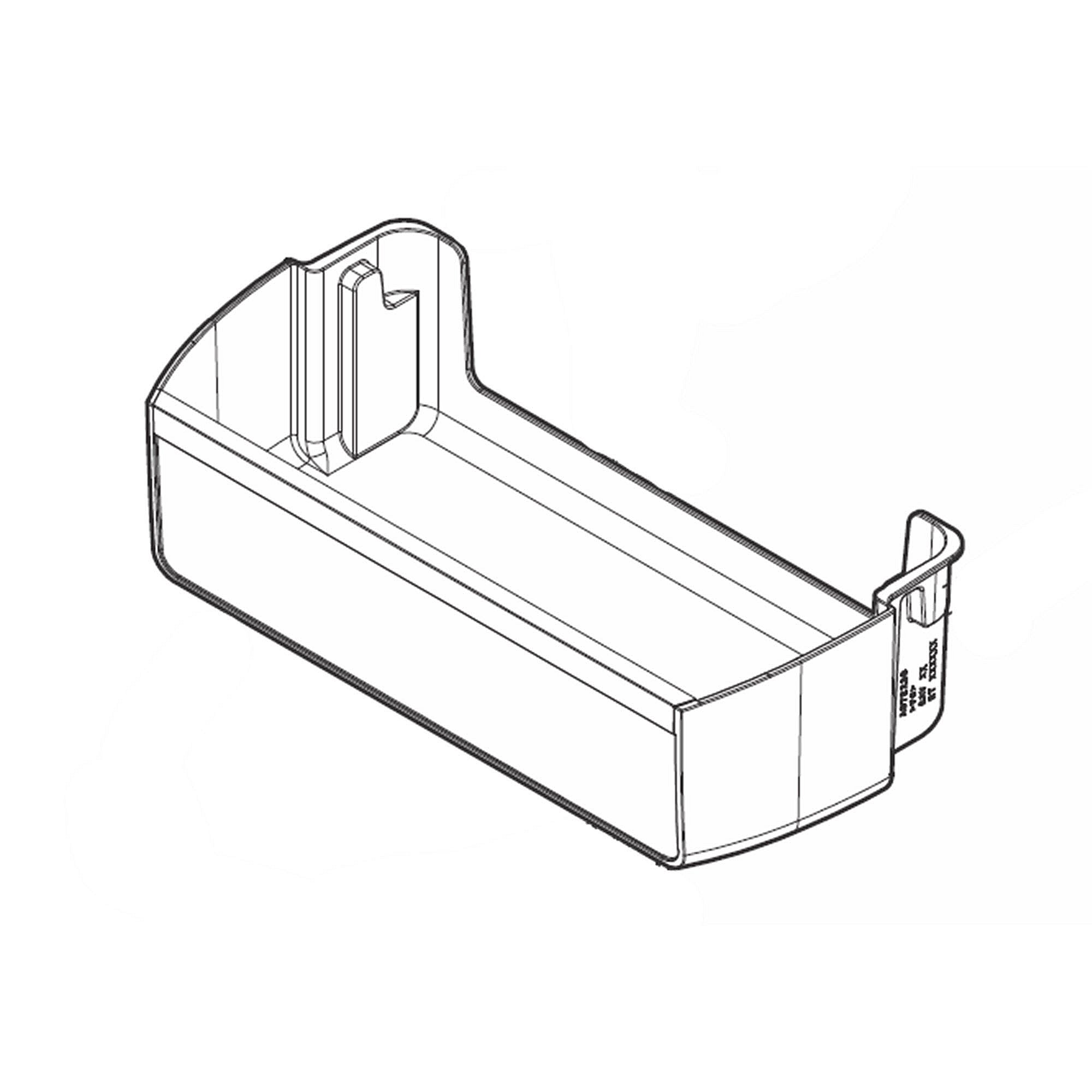 Part #5304536368, Refrigerator Door Gallon Bin