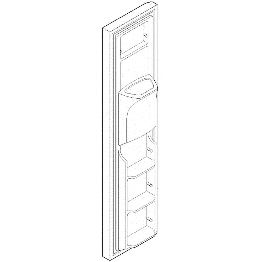 Frigidaire Part #807460034, Freezer Door, complete | 72.00 x 22.00 x 12.00