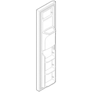 Refrigerator Freezer Door Assembly (black Stainless) 807460046