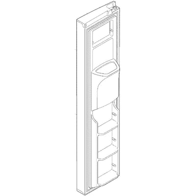 Freezer Door,complete ,stainless ,11 undefined