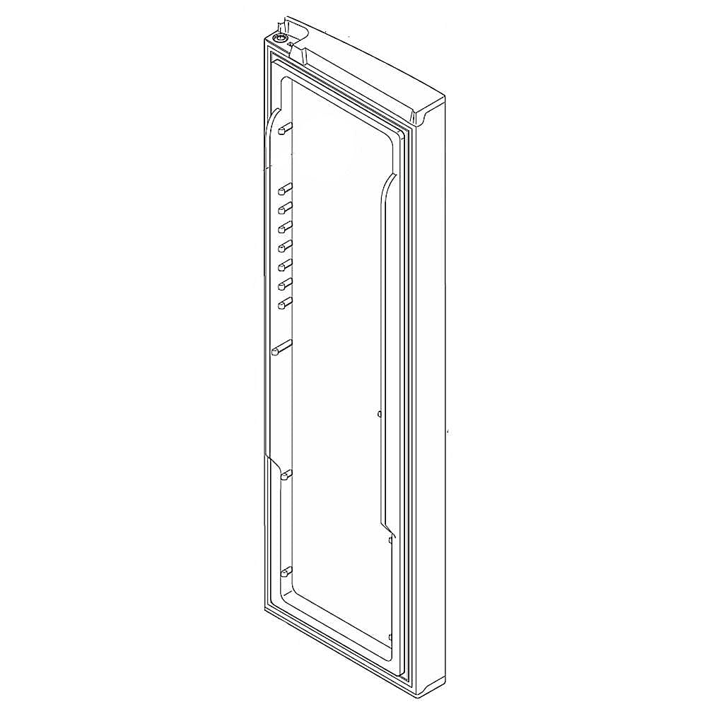Frigidaire Part #807460171, Refrigerator Door Assembly (Stainless) | 72.00 x 26.25 x 12.00