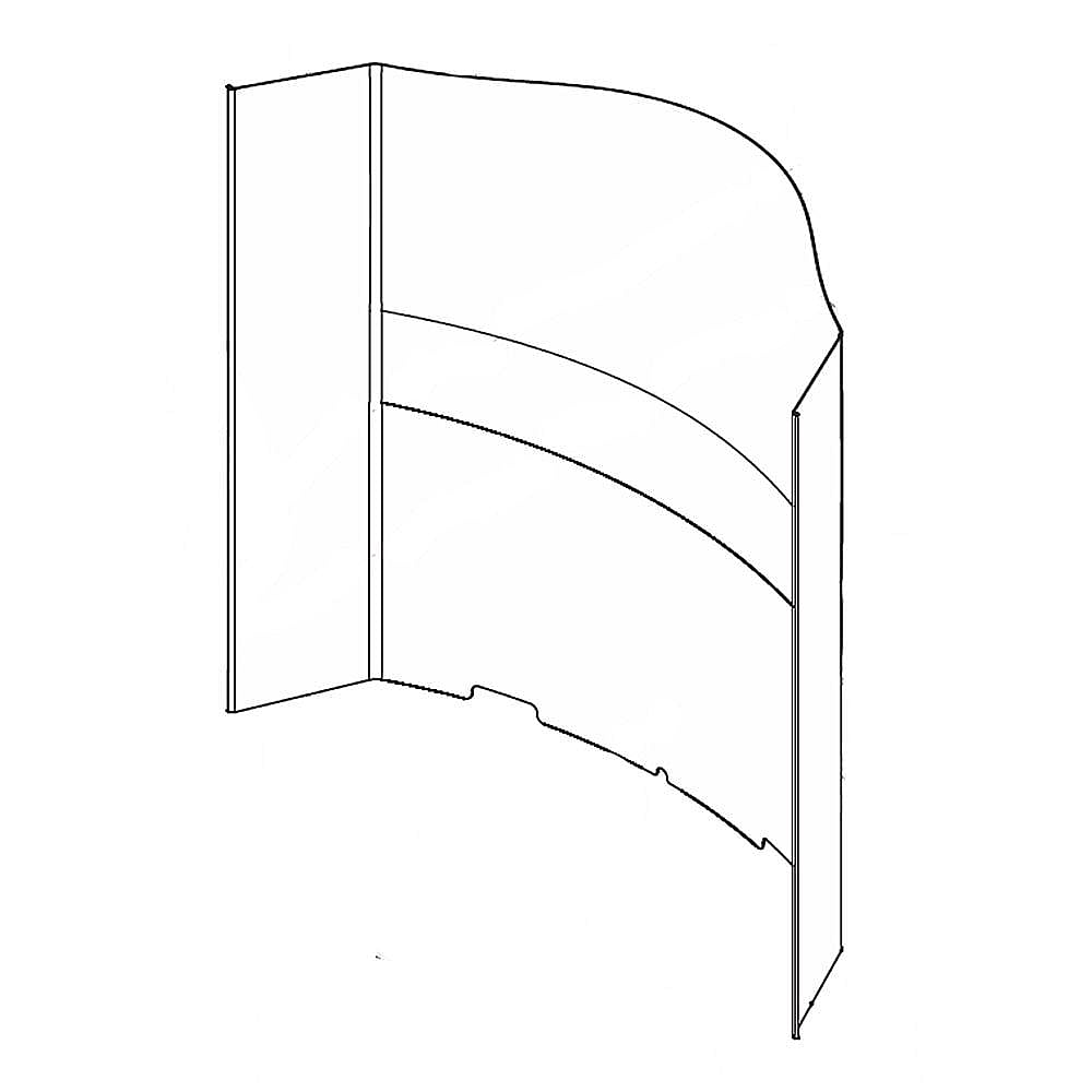 Part #809089801, Refrigerator Dispenser Liner / 19.00 x 10.60 x 3.80