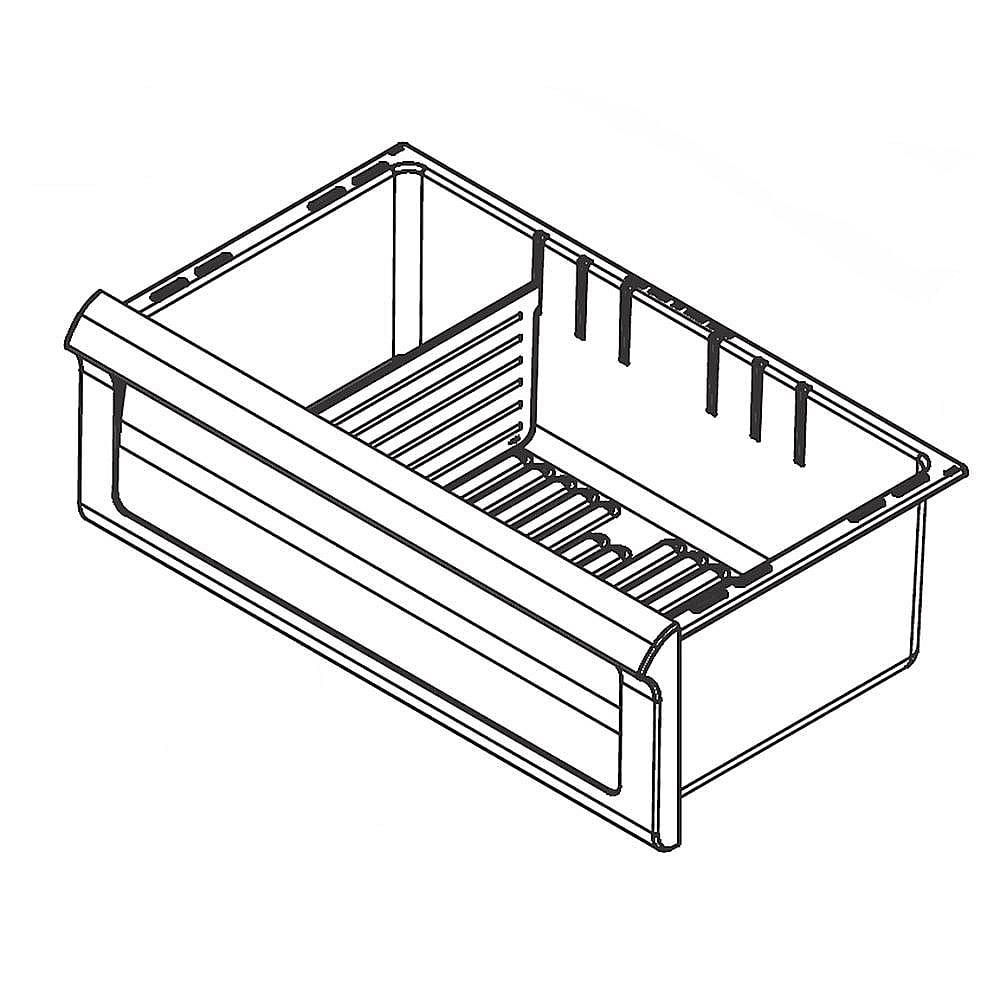 Part #a11791811, Refrigeration Appliance Drawer / 26.38 x 12.00 x 9.38