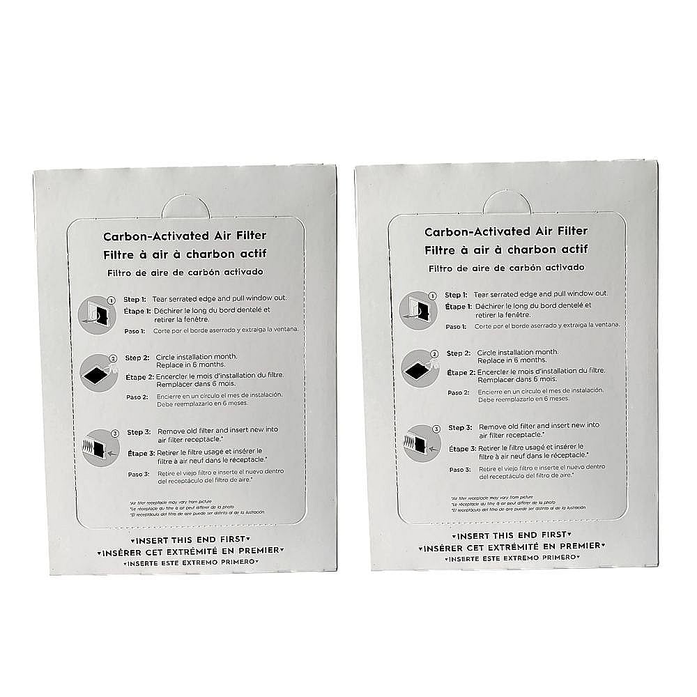Part #scpureair2Pk, Refrigerator Smart Choice Pureair Air Filter Refill, 2-Pack / 8.65 x 5.30 x 1.30