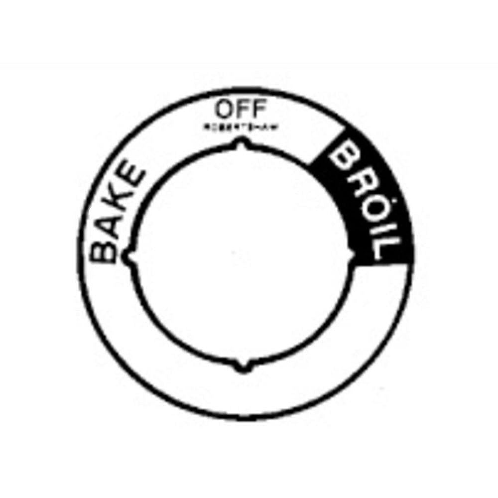 Part #4590-524, Robert Shaw Overlay, bake-Broil-Off