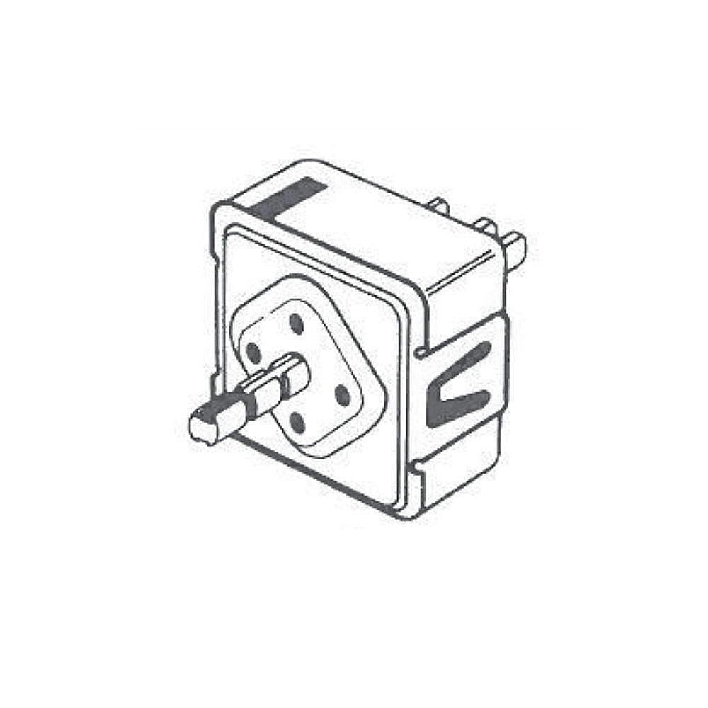 Photo of GE Part #5502-468, Ran Surface Element Control Switch from Repair Parts Direct