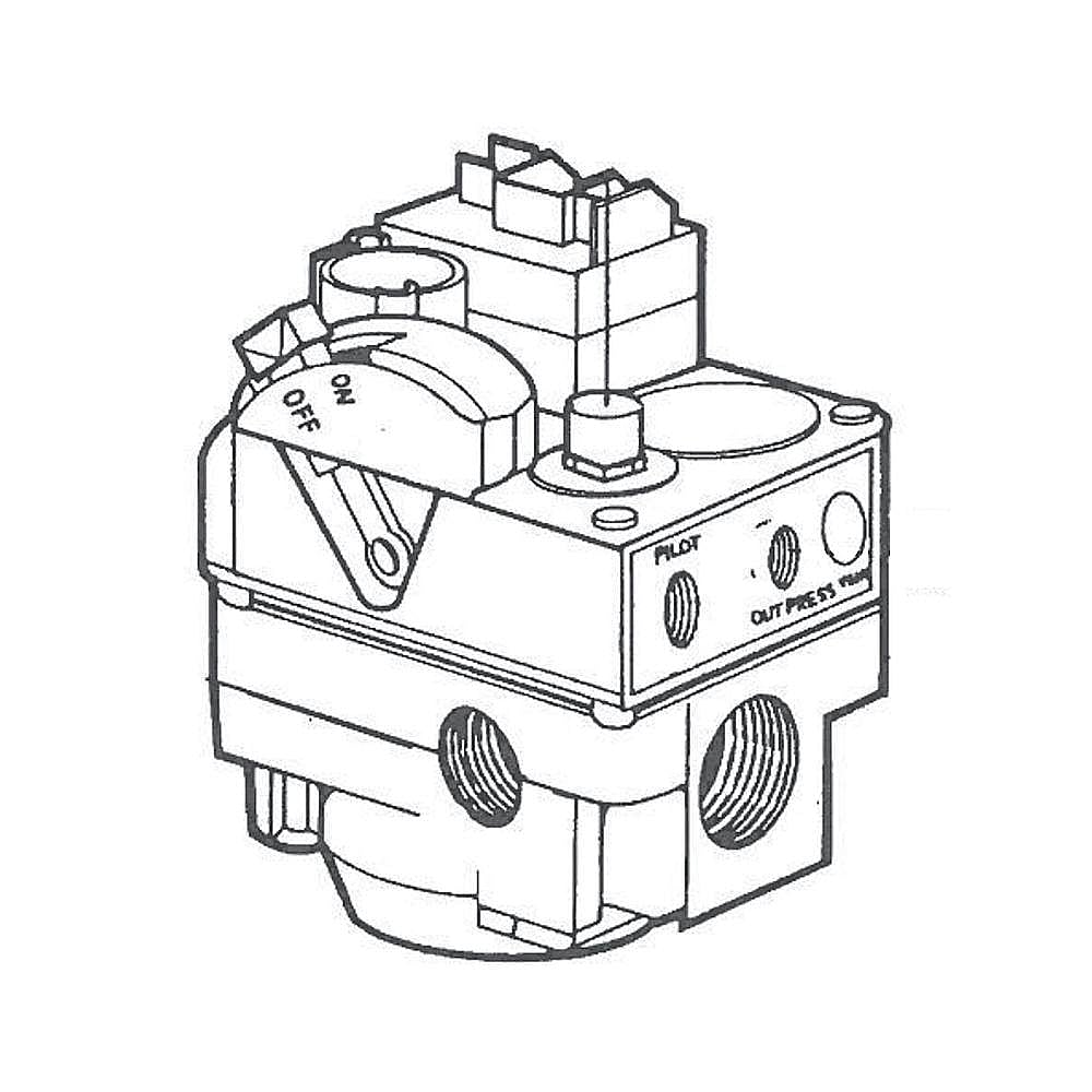 Part #720-051, Robert Shaw Gas Valve