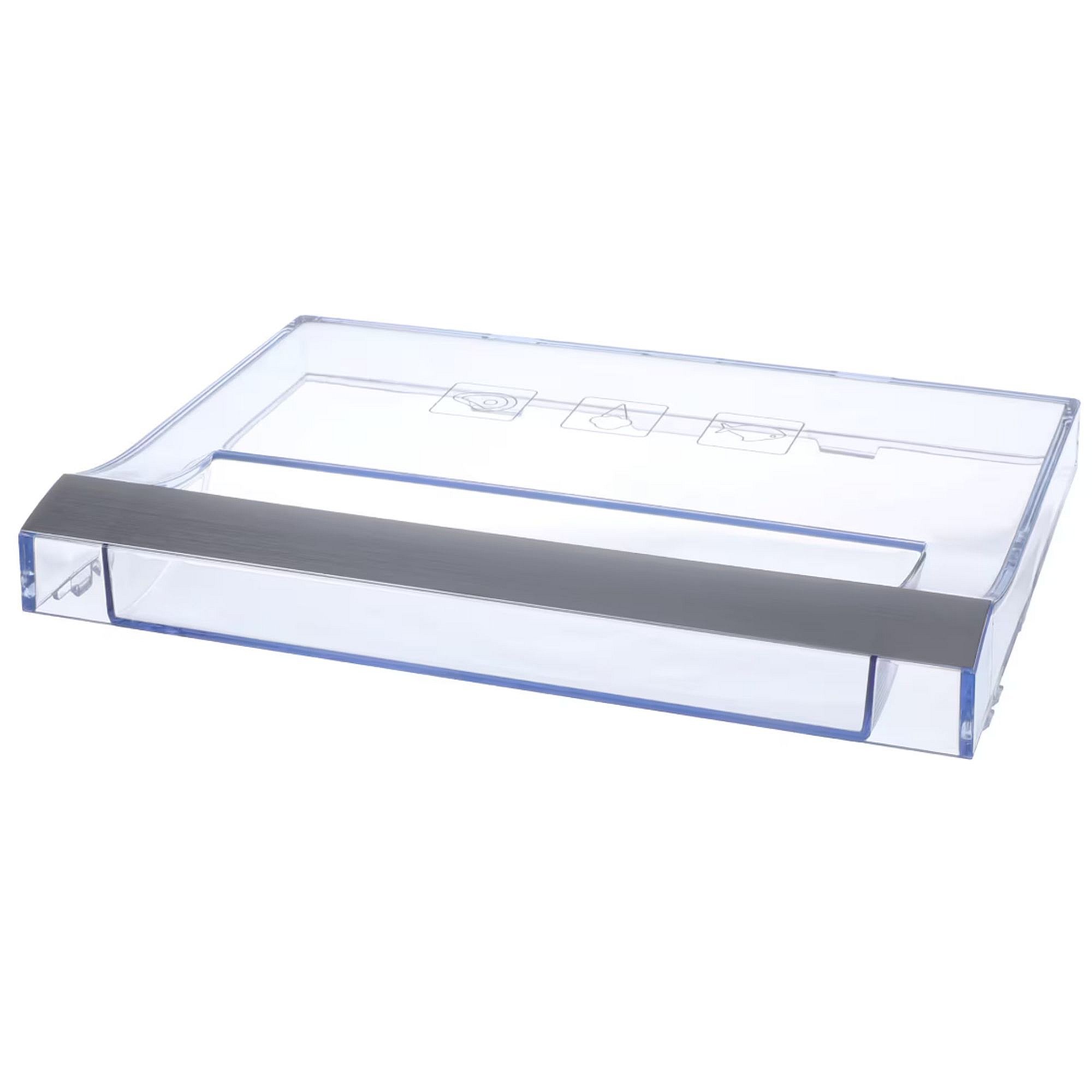 GE Part #4908510900, Blomberg Refrigerator Freezer Stora Drawer Front Cover
